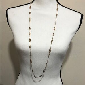 Stella & Dot Avalon Station Gold Geometric Necklace